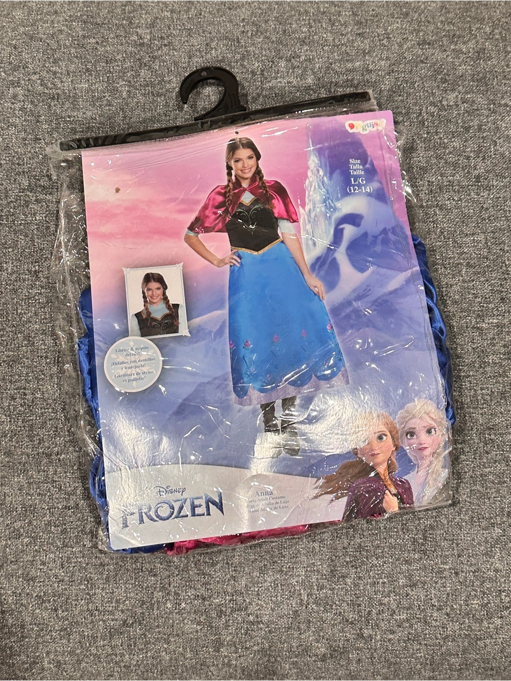 Disney Frozen Anna Adult Costume size large - Halloween